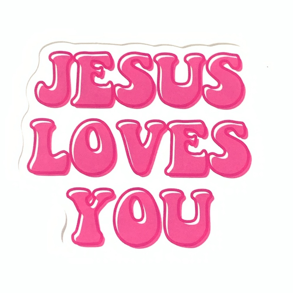 Jesus Loves You Sticker